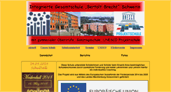 Desktop Screenshot of brechtschule-schwerin.de